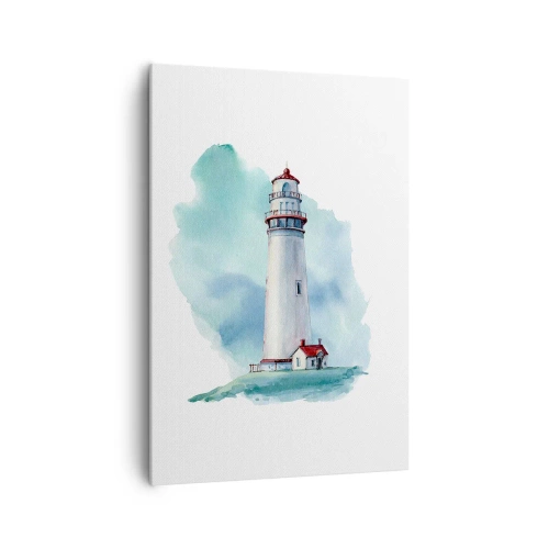 Canvas picture - Gentle Sister of Blue - 70x100 cm