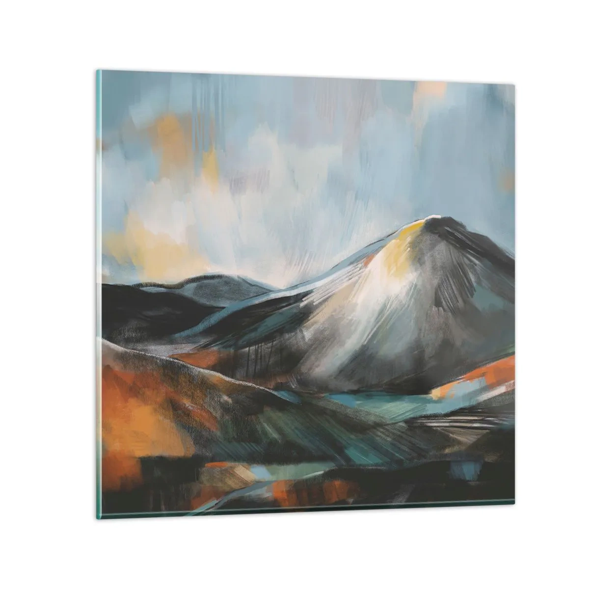 Glass picture - Raw and Beautiful - 30x30 cm