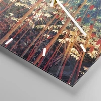 Clock face with lines