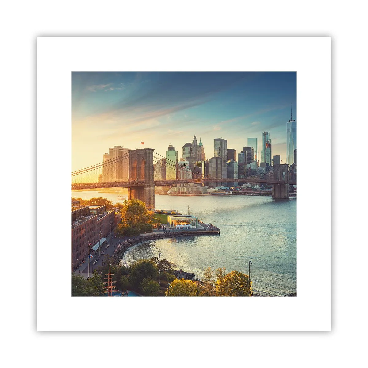 Poster - Big City Dawn - 30x30 cm