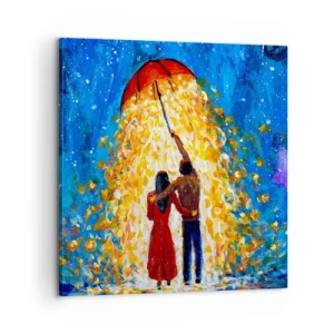 Canvas picture - Magic of a Rainy Evening? - 60x60 cm
