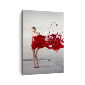 Canvas picture - Passionate Like a Scarlet - 50x70 cm