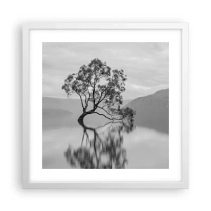 Poster in white frmae - There Is Such Country - 40x40 cm