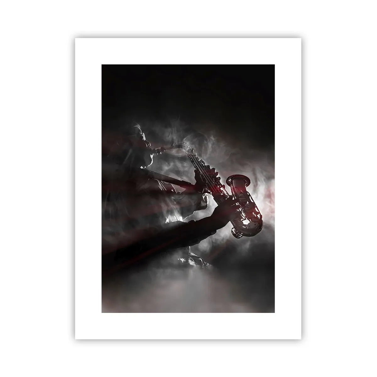 Poster - Lost in the Fog of Jazz - 30x40 cm