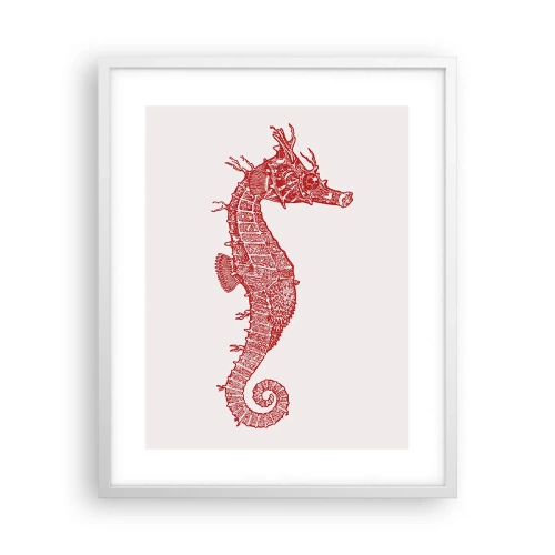 Poster in white frmae - Intricate Creation - 40x50 cm