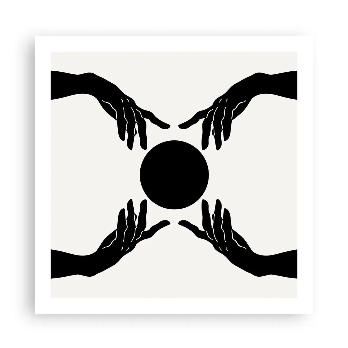 Poster - Secret Sign - 60x60 cm