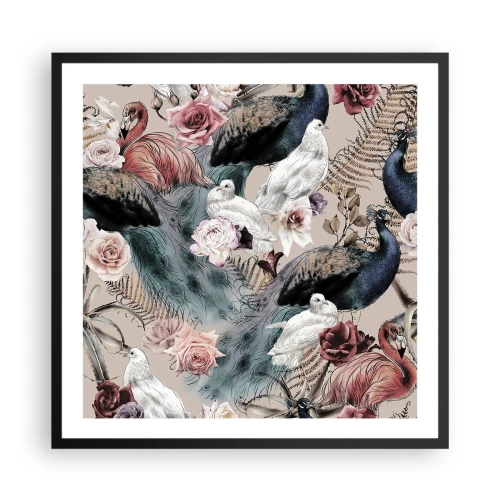 Poster in black frame - In Palace Garden - 60x60 cm