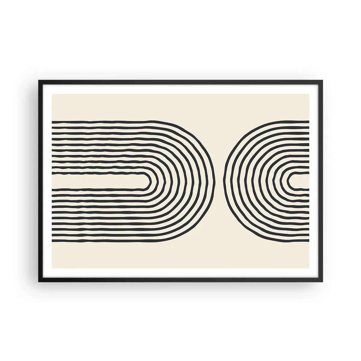 Poster in black frame - In One Moment… - 100x70 cm