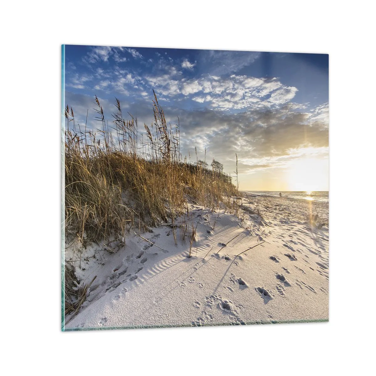Glass picture - Invitation to a Walk - 60x60 cm