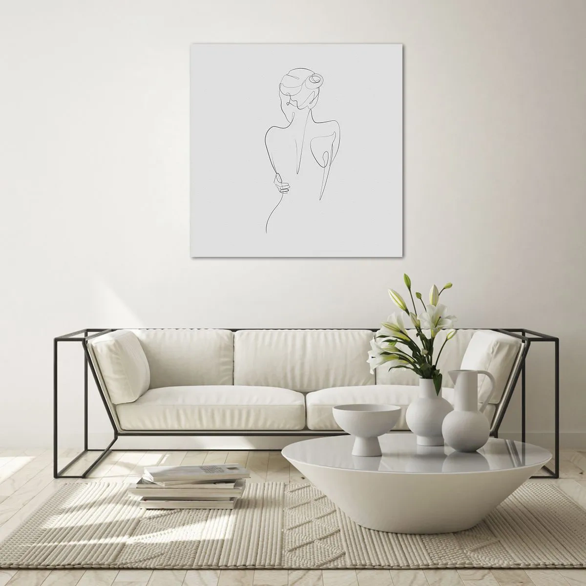 Glass picture - Music of the Body - 30x30 cm