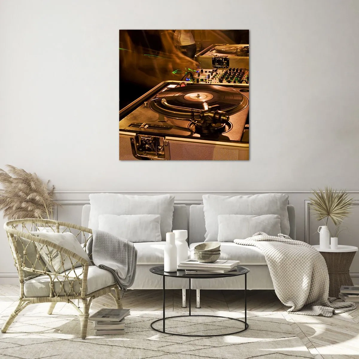 Glass picture - Can You Feel that Power? - 70x70 cm
