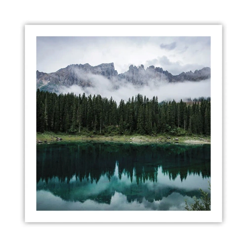 Poster - Quiet Please, Let's Not Wake Up Still Waters - 60x60 cm