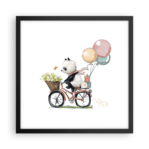 Poster in black frame - Lucky Day - 40x40 cm