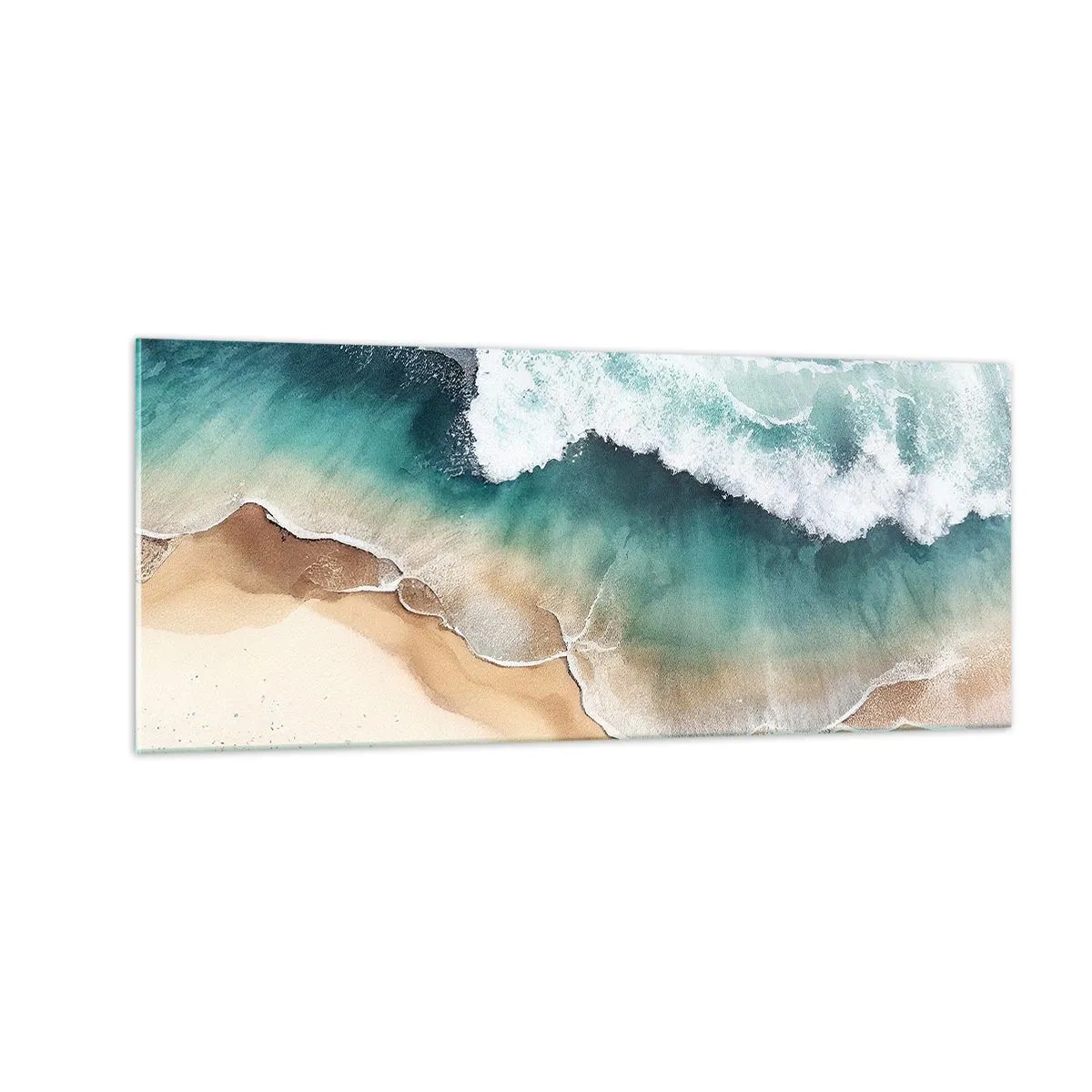 Glass picture - Eternal Encounter - 100x40 cm