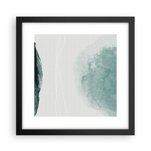 Poster in black frame - Encounter With Fog - 30x30 cm