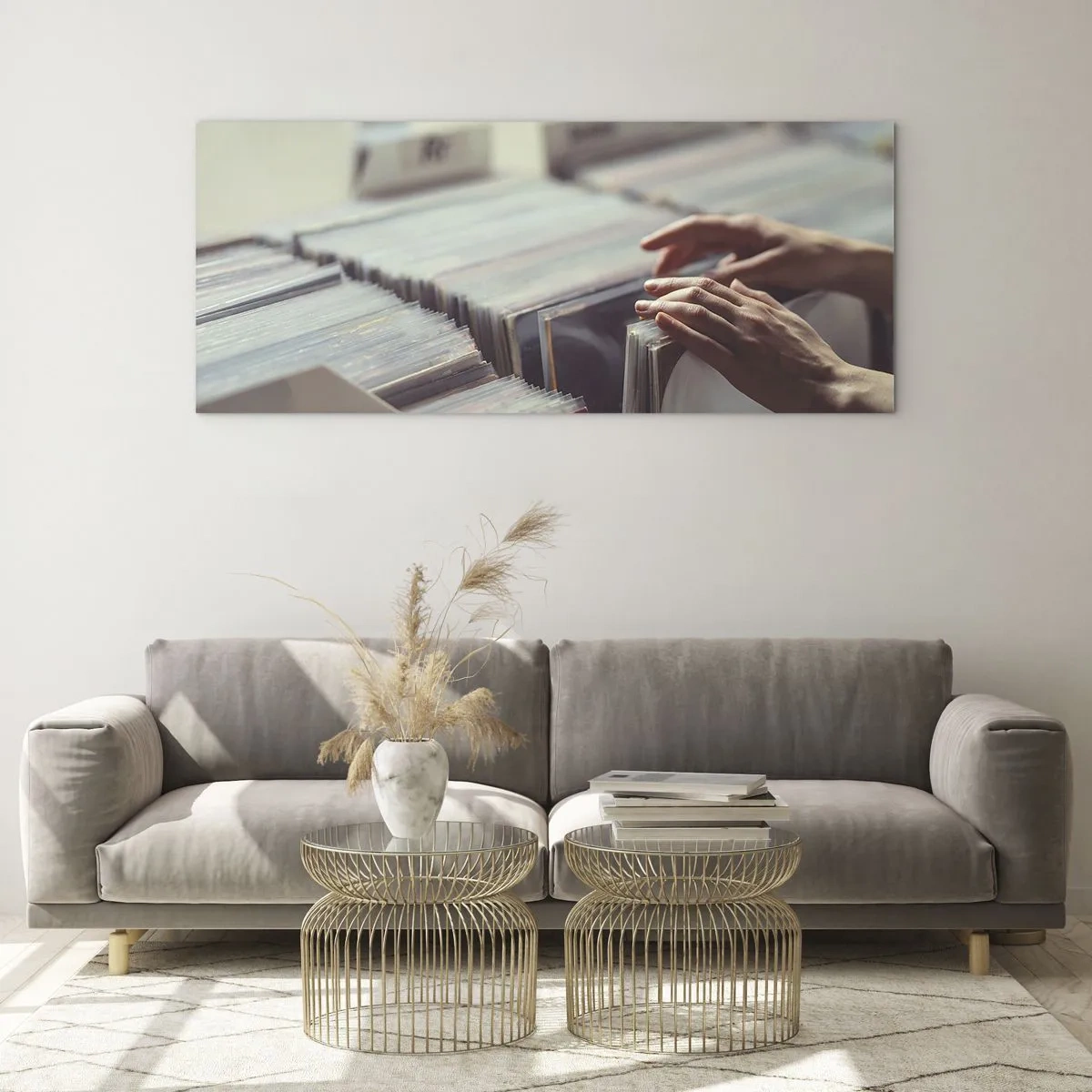 Glass picture - In Search of Good Vibes - 100x40 cm