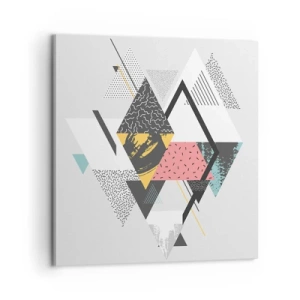 Canvas picture - Variation for Triangle and Rhombus - 60x60 cm