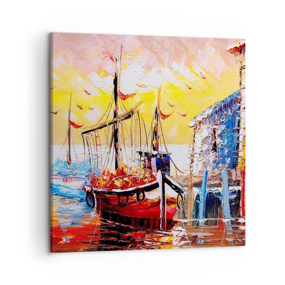 Canvas picture - Happy Comeback - 50x50 cm
