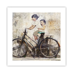 Poster - True or False? - 40x40 cm