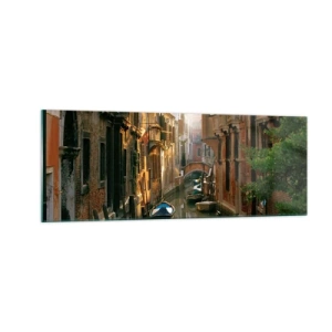 Glass picture - In a Venetian Alley - 140x50 cm