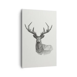 Canvas picture - Derr in Cubist Style - 80x120 cm