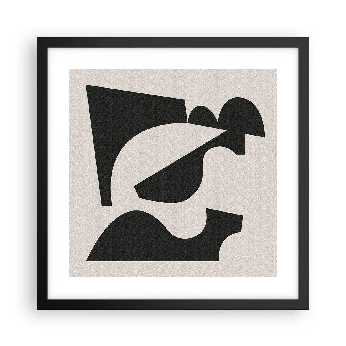 Poster in black frame - For Self-construction - 40x40 cm