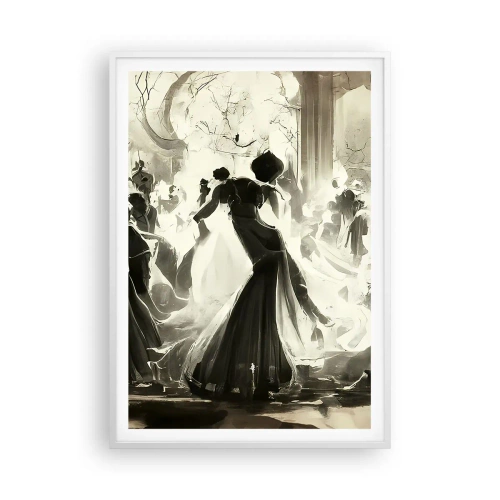 Poster in white frmae - Big Masquerade - 70x100 cm