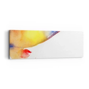 Canvas picture - Portrait of a Lady - 90x30 cm