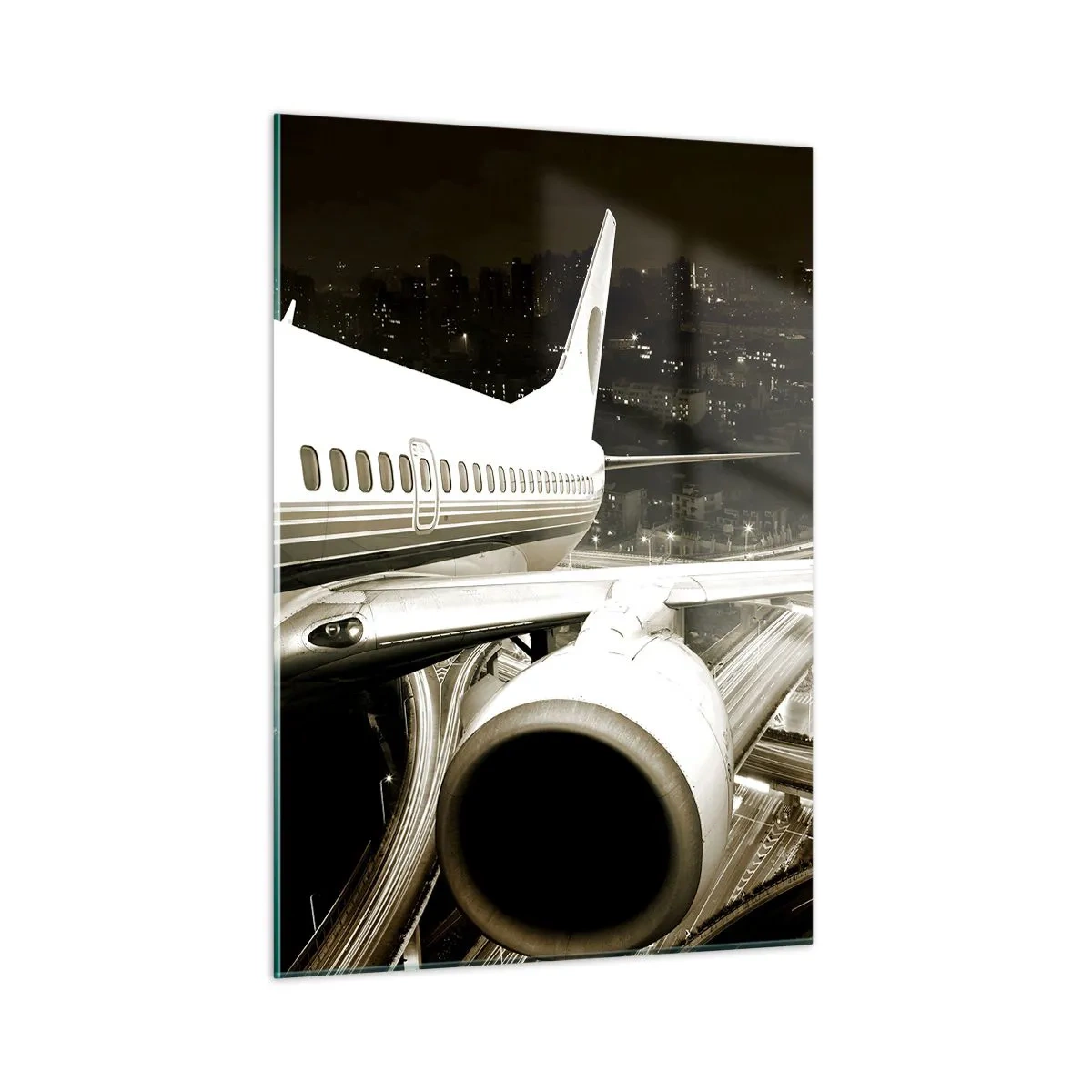 Glass picture - Flying into the Night - 50x70 cm