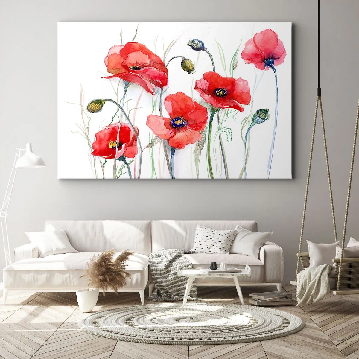 Canvas picture - Polish Flowers - 120x80 cm