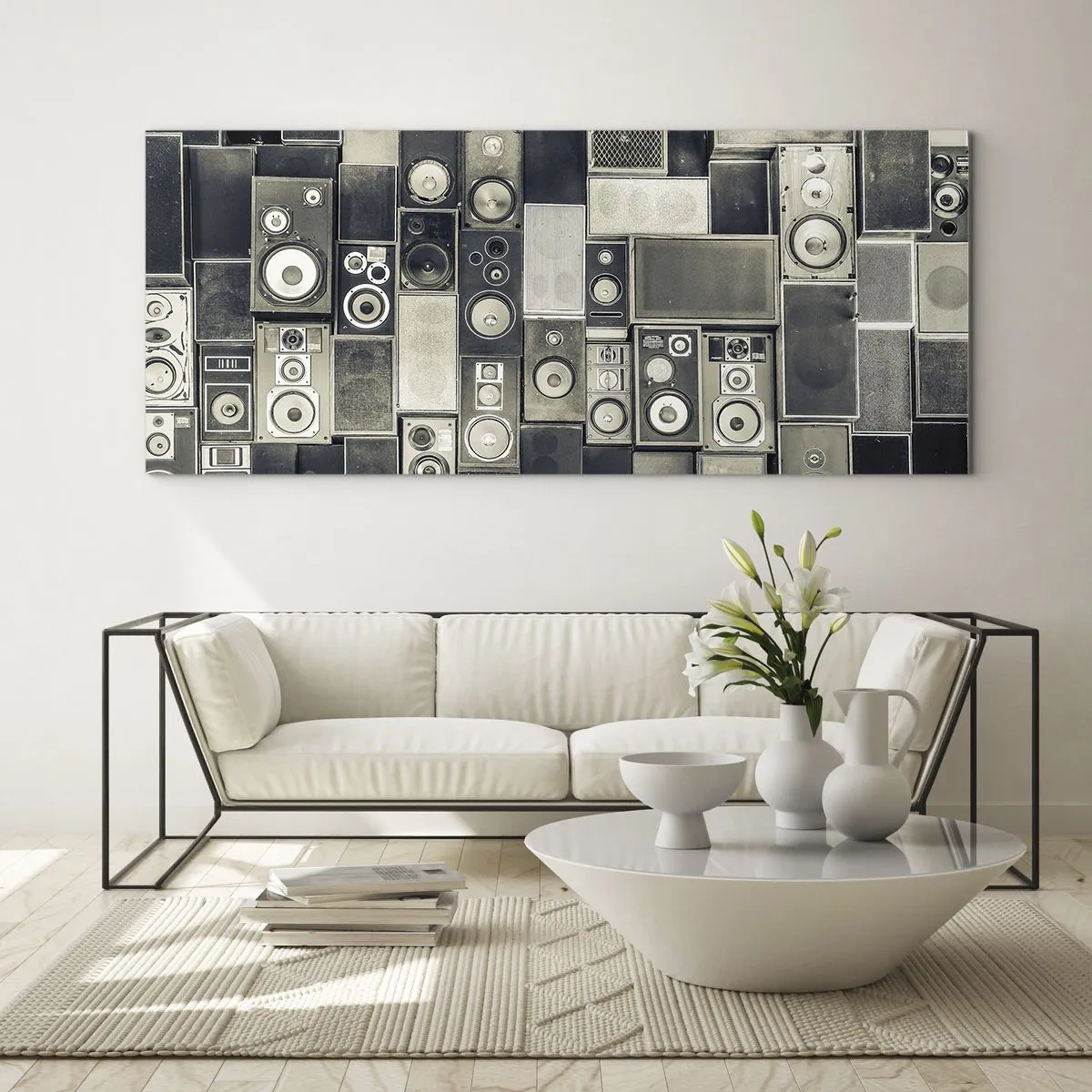 Glass picture - And Music Is Playing - 120x50 cm