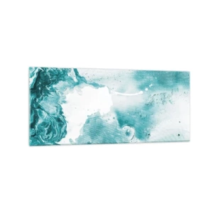 Glass picture - Lakes of Blue - 120x50 cm