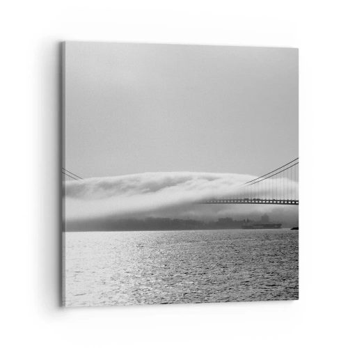 Canvas picture - Sailing through the Golden Gate - 70x70 cm