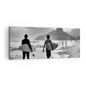 Canvas picture - Samba for One Wave - 100x40 cm