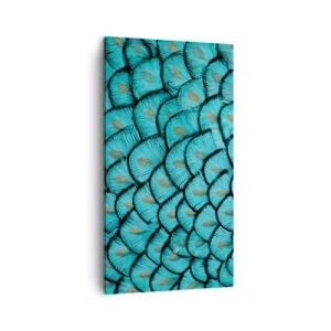 Canvas picture - Great Feather Gala - 45x80 cm