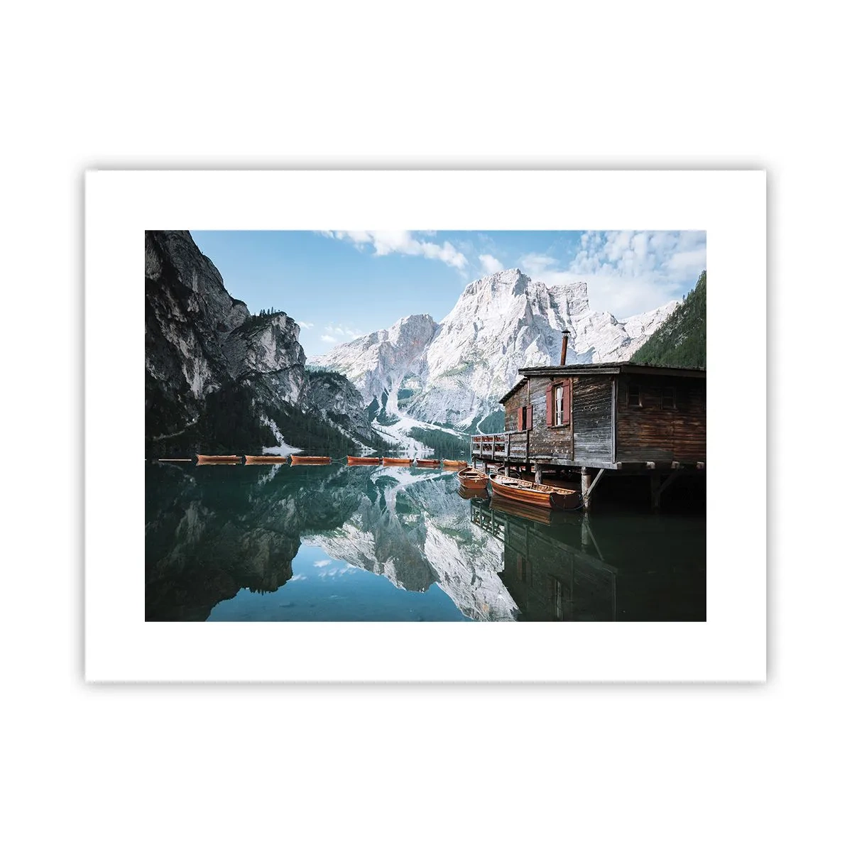 Poster - Crystal, Mountain Morning - 40x30 cm