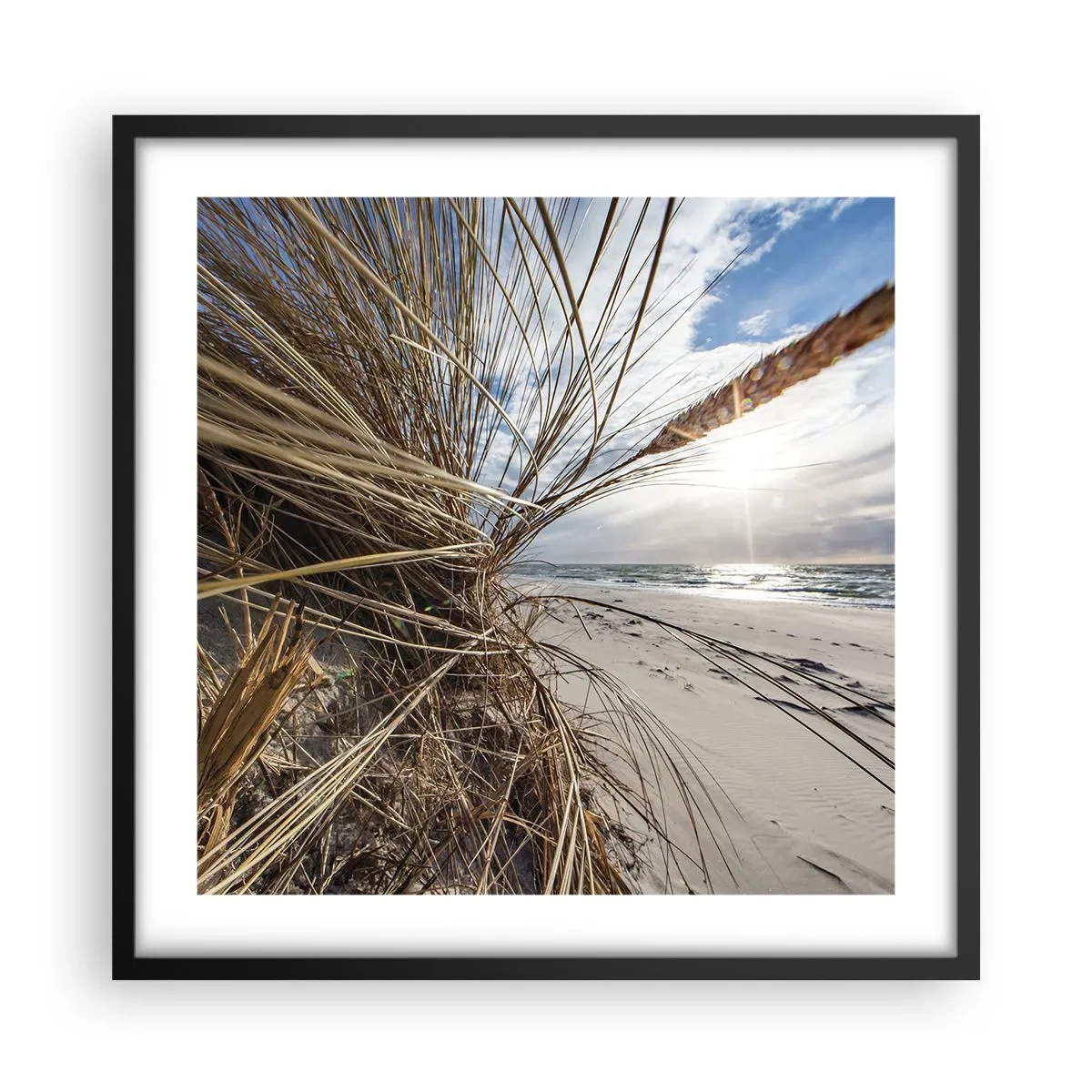 Poster in black frame - Enounter of the Elements - 50x50 cm