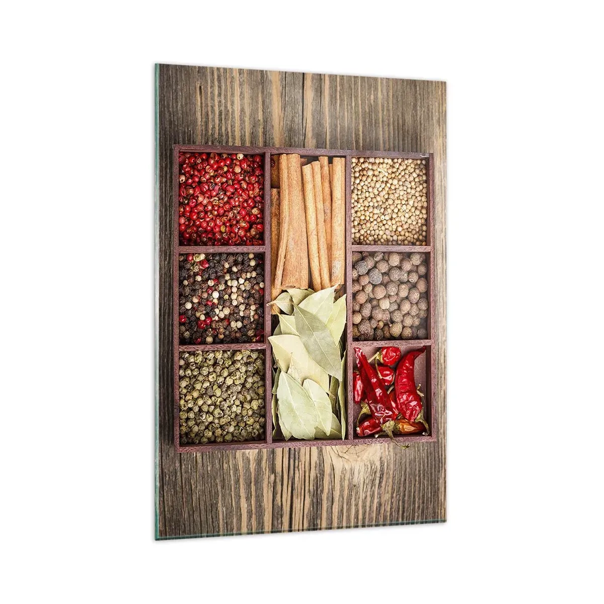 Glass picture - Order of Shapes, Bunch of Aromas - 80x120 cm