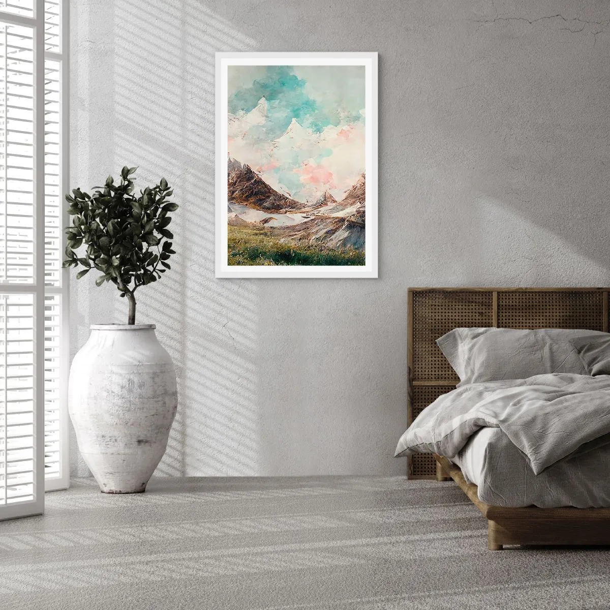 Poster in white frmae - Rocky Blades - 40x50 cm