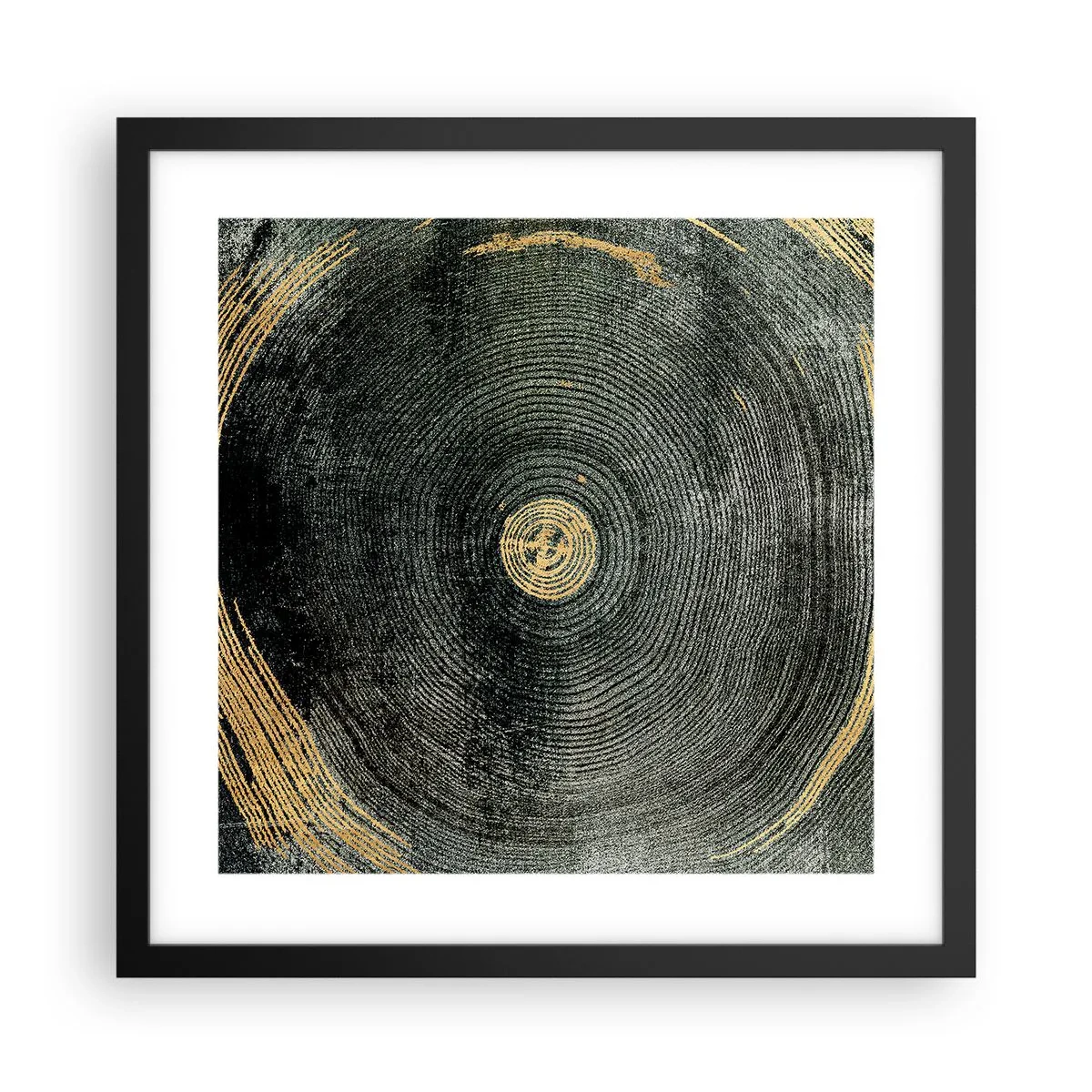 Poster in black frame - Change and Persistance - 40x40 cm