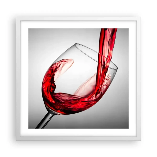 Poster in white frmae - Colour - Movement - Sound - 50x50 cm