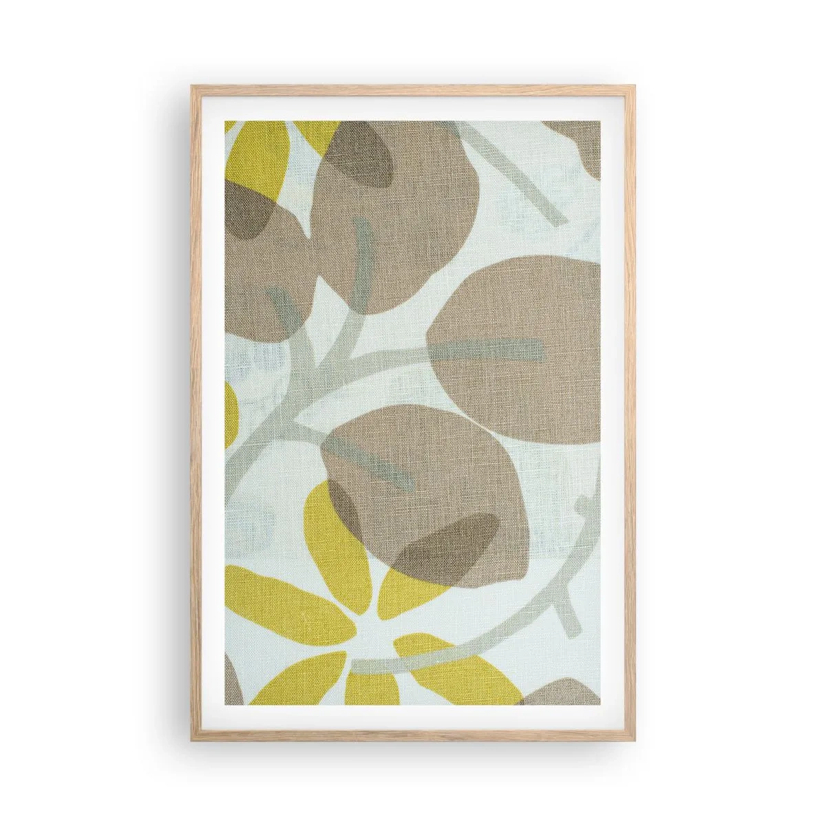 Poster in light oak frame - Composition in Full Sunlight - 61x91 cm