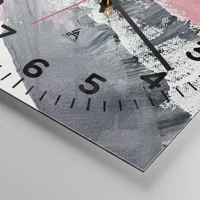 Clock face with numbers