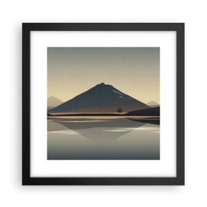 Poster in black frame - Mirror Image - 30x30 cm