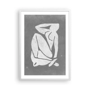 Poster in white frmae - Lost in Thoughts - 50x70 cm