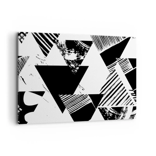 Canvas picture - Rain of Triangles - 100x70 cm