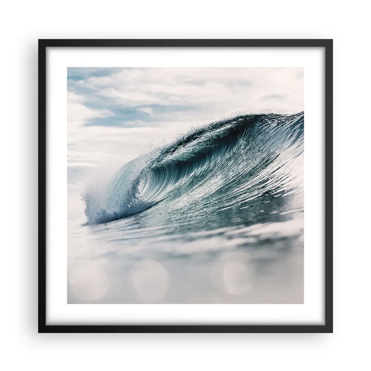Poster in black frame - Water Summit - 50x50 cm