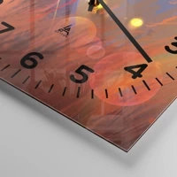 Clock face with numbers