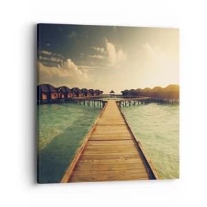 Canvas picture - Warm Welcome - 40x40 cm