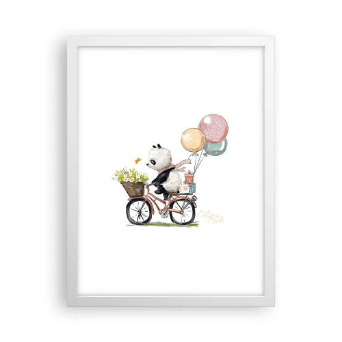 Poster in white frmae - Lucky Day - 30x40 cm
